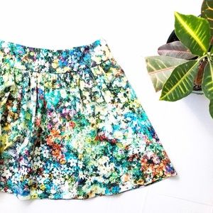 Zara Tulip Watercolor Skirt (Brand New without Tag
